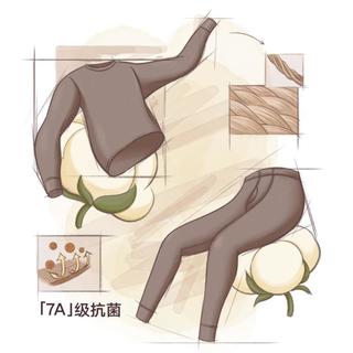 【7A抑菌 100%纯棉】秋冬女士保暖内衣套装女打底秋衣秋裤