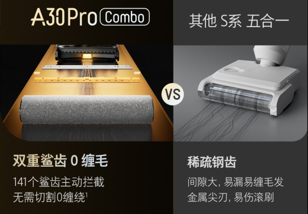 一机多用打造更强实用性 石头 全新 A30 Pro Combo 无线洗地机 亮相