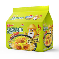 88VIP:统一 巧面馆老坛泡椒牛肉面 104g*5袋*1包
