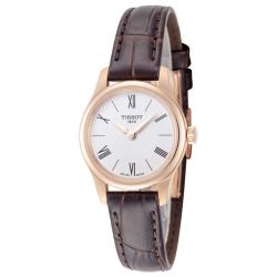 TISSOT 天梭 俊雅系列 25毫米石英腕表 T063.009.36.018.00