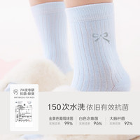 多妙屋儿童抗菌袜子夏中筒纯棉防臭袜女童宝宝成人简约春秋白色短袜 蝴蝶结款【7A抗菌】DMW2419- 4双 L 20-22cm/适合8-10岁