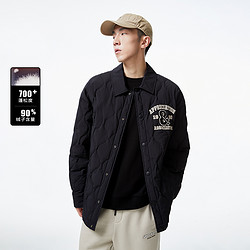 JACK&JONES 杰克琼斯 冬季轻薄羽绒服男保暖宽松百搭翻领款夹克外套男装