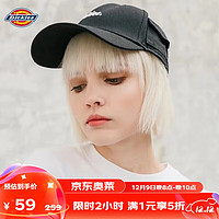 Dickies 帝客 棒球帽 字母绣花男女款可调节休闲 棒球帽DK008863BLK1 DK008863BLK1