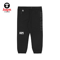 Aape 旗舰店男装春夏猿颜章纯色印花刺绣贴休闲束脚长裤6830XXI