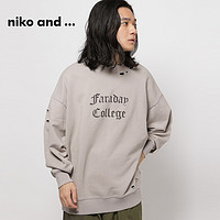 niko and ... niko and …卫衣男2024秋冬季破洞英文时尚潮流运动上衣108352