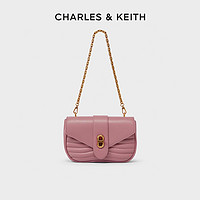 CHARLES & KEITH CHARLES&KEITH秋冬女包CK2-80151129女士金属扣带链条单肩腋下包