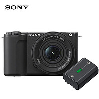 SONY 索尼 ZV-E10 II APS-C画幅微单相机 创意外观滤镜 黑色16-50mm标准镜头套装+FZ100电池