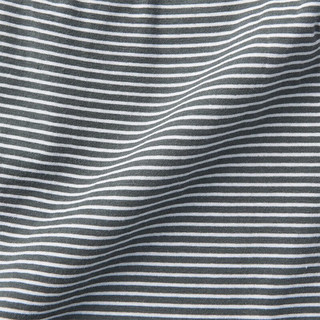 無印良品 MUJI（無印良品 ）女式 弹力天竺织高腰短裤无痕内裤三角短裤 深灰色条纹 M 