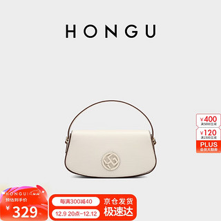 HONGU 红谷 女士牛皮单肩斜挎包 H5145786