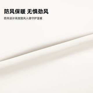 探路者（TOREAD）户外软壳外套弹力防泼水徒步软壳衣防风保暖外套女2024年秋冬季 米色 L