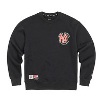 NewEra纽亦华男女MLB系列洋基队潮保暖绒里套头运动卫衣13338692 XL