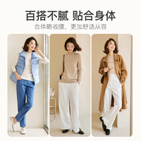 网易严选%baby羊绒衫女秋冬内搭保暖半高领舒适毛衣针织打底衫