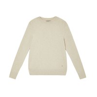 网易严选%baby羊绒衫女秋冬内搭保暖半高领舒适毛衣针织打底衫 S 圆领-燕麦色