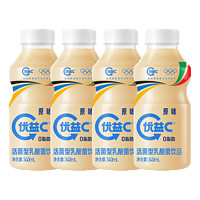 MENGNIU 蒙牛 优益C活菌型0脂肪活性益生菌乳酸菌饮料原味340ml*4