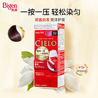 CIELO 宣若 美源 染发霜 80g（深纯棕色5P） 进口染发膏植物配方快速遮白