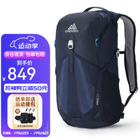 GREGORY格里高利户外背包 NANO蜂鸟系列登山双肩包 男女徒步旅行轻量背包 24L 海军蓝