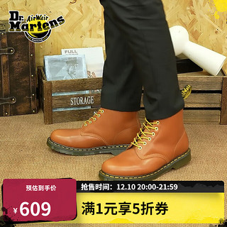 Dr.Martens 马丁1460 雪地靴时尚经典加绒内里保暖男女8孔马丁靴 黄褐色 43