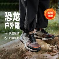 【加绒保暖】男中大童|秋冬季男童鞋冬靴雪地靴潮流炫酷搭扣中帮