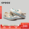 crocs 卡骆驰 中性沙滩洞洞鞋 205089-1LI 冬日白/彩色 39