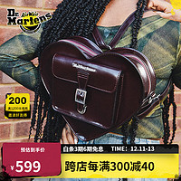 Dr.Martens Heart Backpack 心形通勤樱桃红色双肩背包 樱桃红色