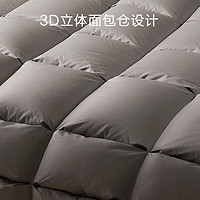 京东京造 Duvet D'oie 杜唯朵 90%白鹅绒分区锁温复合羽绒被 1600g 2.2*2.4M