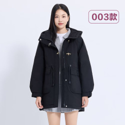 京东京造 90系列女士羽绒服 HY225073Y 黑色 L