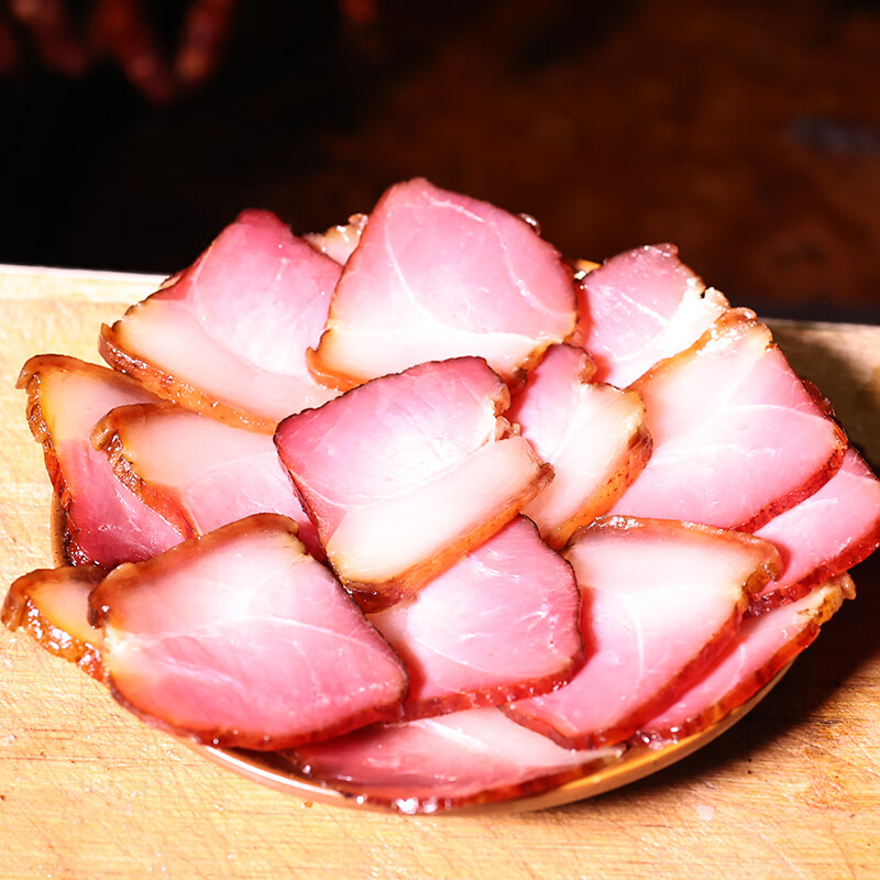 黔辰香黔味腊肠烟熏腊肉农家自制麻辣香肠贵州特产特色腊味纯肉辣肠 500g 、腊肉