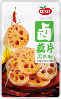口水娃卤藕片黑鸭味26g