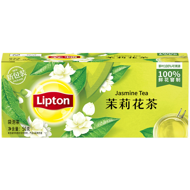 88VIP：Lipton 立顿 ipton 立顿 茉莉花茶绿茶红茶乌龙茶菊花茶玫瑰花茶茶包伯爵冷泡茶叶果茶