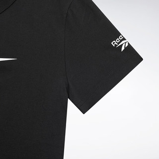 Reebok锐步官方女子TEE经典纯色LOGO圆领经典运动休闲短袖T恤 GV5523-