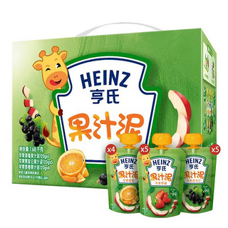 Heinz 亨氏 乐维滋系列果汁泥 120g*14袋 +赠1袋（共15袋）