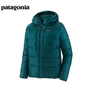 巴塔哥尼亚（Patagonia）男士户外冬季加厚外套保暖防寒连帽羽绒服800蓬 Fitz Roy 85500 DBGR M