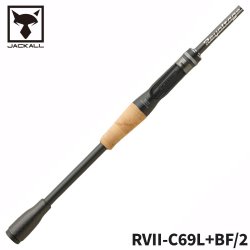 JACKALL 日本直邮Jackall 鲈鱼竿2节杆 Revolt Two Piece Model2 RVII-C69