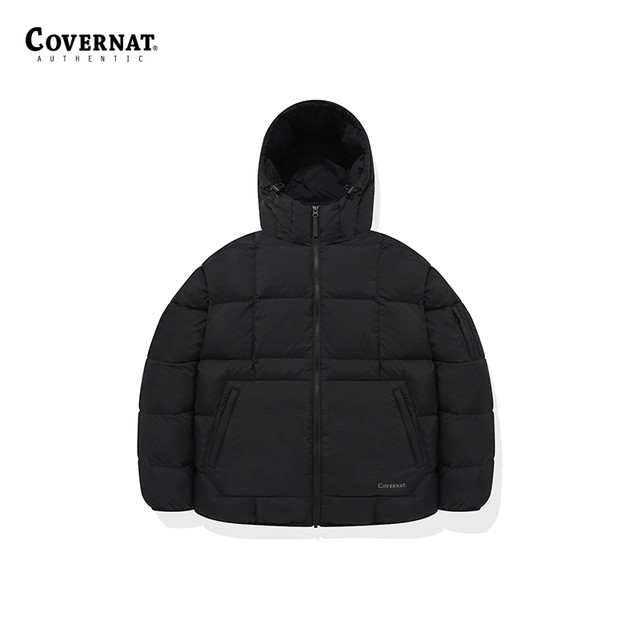 COVERNAT 冬新品RDS连帽羽绒服叠穿外套男商场同款2024秋冬新品