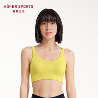 Aimer sports 爱慕运动SEAMLESS一体织低强度瑜伽长文胸AS116M62