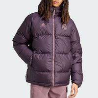 ADIDAS阿迪达斯男2024冬运动皇马足球文化保暖连帽羽绒服IT3770