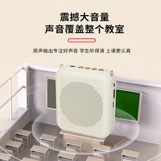 雅兰仕小蜜蜂扩音器教师喊话器大音量喇叭课室上课菜市场大声公商务摆摊讲解员大功率长续航扩音器 熏衣紫-蓝牙版【长续航-大音量】