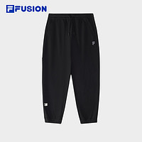 FILA 斐乐 FUSION斐乐潮牌针织长裤男2024冬季新款时尚休闲基础工装裤