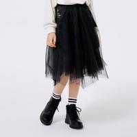儿童裙子春秋装童装女童短裙中大童个性时尚印花舒适简约