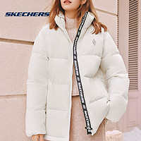 Skechers斯凯奇立领羽绒服男女装2024运动服防风保暖棉服 0074 175/92A/L