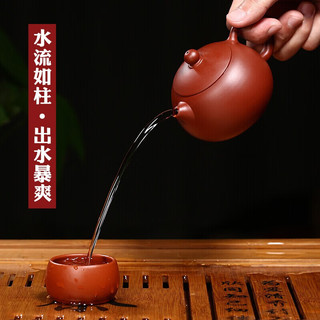 徐保国紫砂壶宜兴名家手工功夫茶具泡茶壶家用大红袍西施 大红袍 西施 200ml