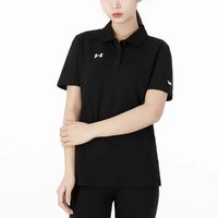 安德玛 UNDER ARMOUR女装 运动训练休闲百搭翻领POLO短袖T恤POLO衫女士