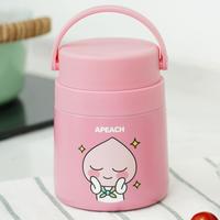 KAKAO带把手男女生便携不锈钢带粥桶保温家用500ml