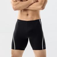 泳裤男夏季游泳馆竞速训练黑色平角四角游泳裤装备新