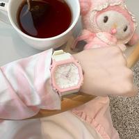 手表女表小方块初中生女考试表石英表CL-544