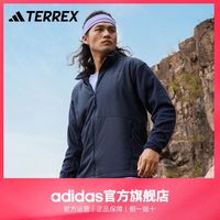 adidas阿迪达斯TERREX男装秋冬户外抓绒立领夹克外套