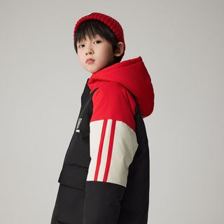 男童中长款棉服加厚外套2024冬季儿童中大童羽绒棉棉袄石墨烯