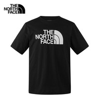 北面（The North Face）户外休闲舒适透气圆领半袖春夏棉T恤 JK3 M 