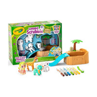 美国绘儿乐（Crayola）百变泡泡萌宠涂鸦套装萌宠野生动物绿洲萌宠趣味珍藏礼盒 野生动物绿洲套装74-7267