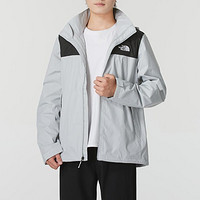 THE NORTH FACE 北面 男装秋冬户外连帽夹克上衣休闲舒适时尚可加内胆登山徒步运动外套